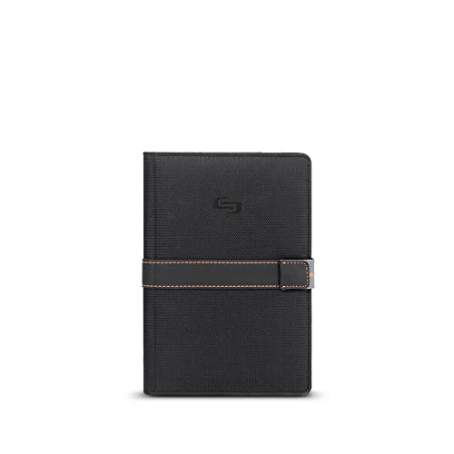 Solo New York Metro Universal Fit Tablet/eReader Booklet, 14 cm bis 21,6 cm, Schwarz/Orange von Solo New York