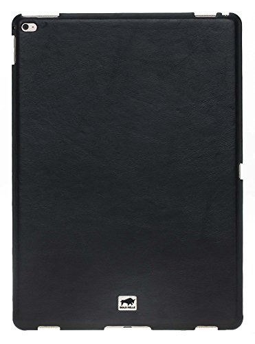 Solo Pelle Ipad Pro 12,9 Zoll Ledertasche Case Hülle Fullsafe für das Apple Ipad Pro 12,9 Zoll aus echtem Leder Backcover (12,9 Zoll Schwarz) 1.Genaration von Solo Pelle