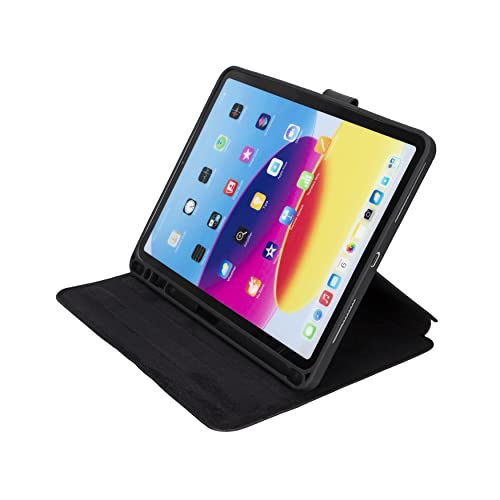 Solo Pelle Leder Hülle geeignet für Apple iPad Pro 11 I passend für 2. 3. 4. Generation. Unterstützt Pencil 2 Model: Stage (Schwarz) von Solo Pelle