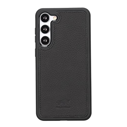 Solo Pelle Lederhülle für das Samsung Galaxy S24 + Plus Hülle aus echtem Leder, Model: Stanford (Schwarz) von Solo Pelle