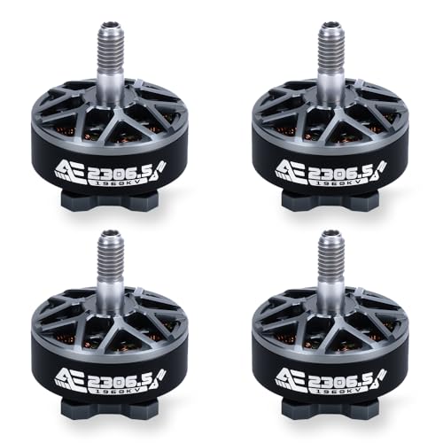 Axisflying 2306 1960KV bürstenloser Motor 6S AE2306.5 V2 für FPV Racing Drohne Quadcopter Motor 4 Stück von SoloGood