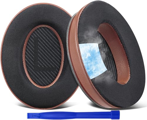 SoloWIT® Kühlgel Ersatz Ohrpolster für Bose QuietComfort 35 (QC35) und Quiet Comfort 35 II (QC35 II) Over-Ear-Kopfhörer von SoloWIT
