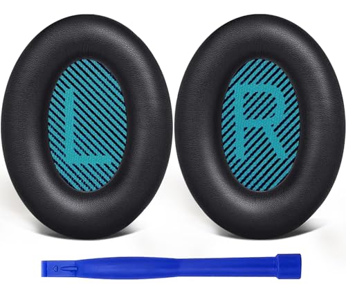 SoloWIT® Professionelle Ersatz Ohrpolster für Bose, kompatibel mit Over-Ear Kopfhörern von QuietComfort 15 QC15 QC25 QC2 QC35/Ae2 Ae2i Ae2w/SoundTrue & SoundLink Around-Ear von SoloWIT