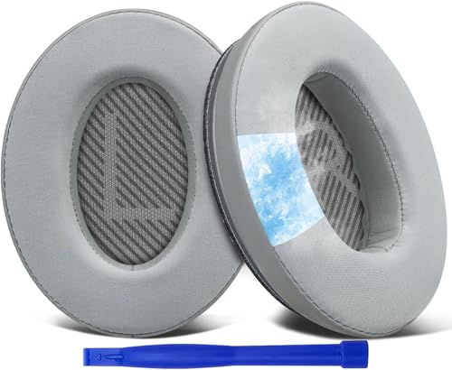 SoloWIT® Kühlgel Ersatz Ohrpolster für Bose QuietComfort 35 (QC35) und Quiet Comfort 35 II (QC35 II) Over-Ear-Kopfhörer von SoloWIT