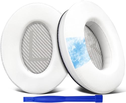 SoloWIT® Kühlgel Ersatz Ohrpolster für Bose QuietComfort 35 (QC35) und Quiet Comfort 35 II (QC35 II) Over-Ear-Kopfhörer von SoloWIT