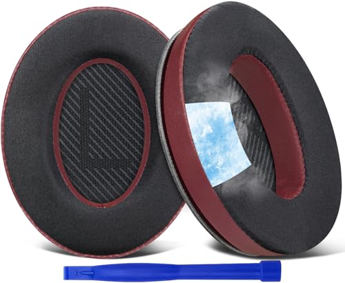 SoloWIT® Kühlgel Ersatz Ohrpolster für Bose QuietComfort 35 (QC35) und Quiet Comfort 35 II (QC35 II) Over-Ear-Kopfhörer von SoloWIT