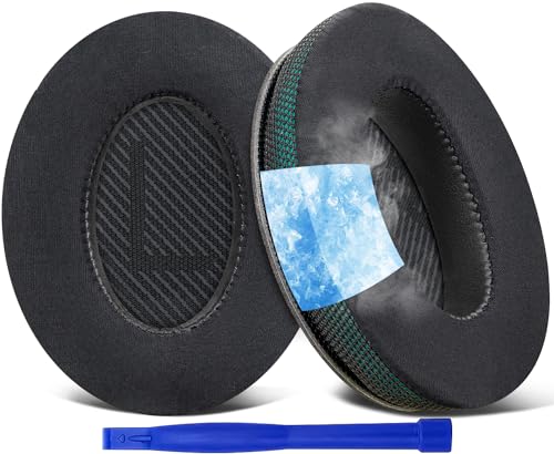 SoloWIT® Kühlgel Ersatz Ohrpolster für Bose QuietComfort 35 (QC35) und Quiet Comfort 35 II (QC35 II) Over-Ear-Kopfhörer von SoloWIT