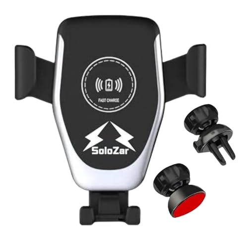SoloZar 3-in-1 Wireless Car Fast Charger Qi 15 W und Phone Holder kompatibel mit iPhone, Samsung Galaxy, Xiaomi, Huawei, Google Pixel, ... SoloZar 3-in-1 Wireless Car Fast Charger Qi 15 W und Phone Holder kompatibel mit iPhone, Samsung Galaxy, Xiaomi, Huawei, Google Pixel, ... von SoloZar