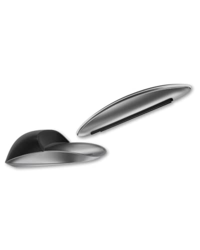 Solumics.Case® - Ergonomisches Case für die Apple Magic Mouse | Für eine ergonomischere iMac Maus (Schwarz/Silber) von Solumics
