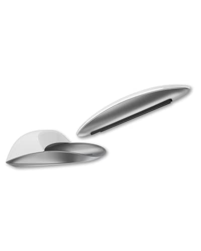 Solumics.Case® - Ergonomisches Case für die Apple Magic Mouse | Für eine ergonomischere iMac Maus (Weiß/Silber) von Solumics