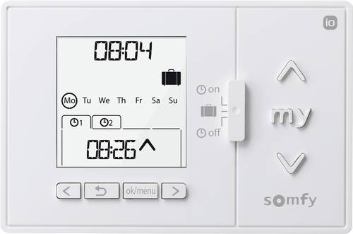 Somfy 1805227 Zeitschaltuhr IP20 868.95MHz Somfy 1805227 Zeitschaltuhr IP20 868.95MHz von Somfy