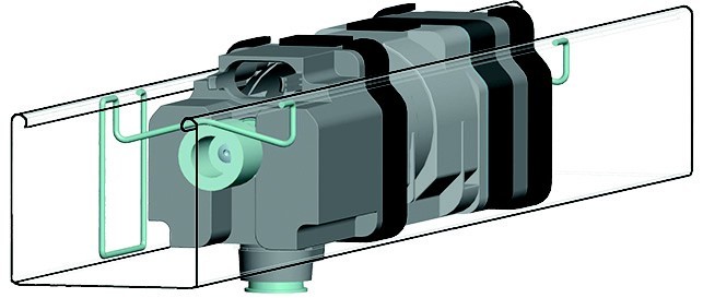 Somfy J4-Halteklammer innenlieg. 9014216 9014216B von Somfy