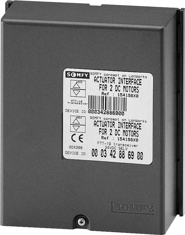 Somfy Jalousieaktor KNX/EIB 4 AC 1860116 von Somfy