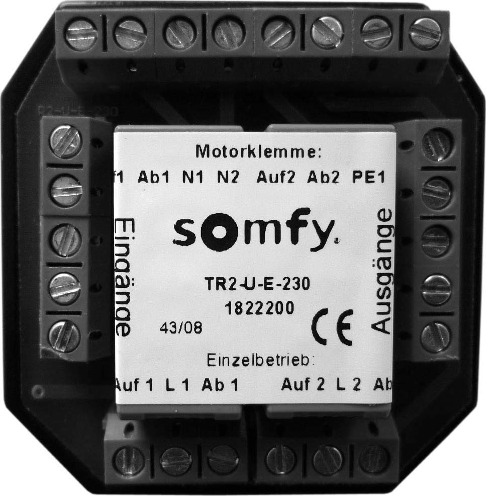 Somfy Trennrelais TR2-U-E-230 1822200 Somfy Trennrelais TR2-U-E-230 1822200 von Somfy