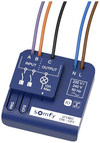 Somfy io (Izymo) 1822649 Funk-Alarmanlagen-Erweiterung Funk-Empfänger von Somfy