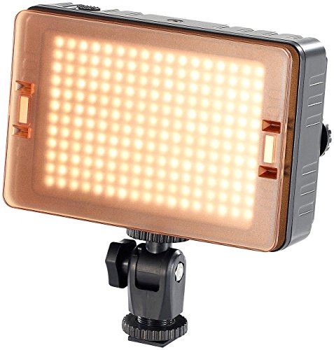 Somikon Fotoleuchte: Foto- und Videoleuchte FVL-1420.d mit 204 Tageslicht-LEDs (Video Leuchten, Videolampe, Lampe Fotografie) von Somikon