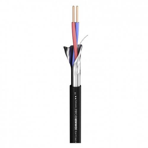 Sommer Cable 100-0041-01C Mikrofonkabel 2 x 0.34mm² Schwarz Meterware von Sommer Cable