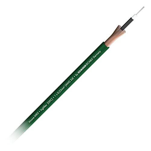 Sommer Cable 25m SC TRICONE MKII OFC Gitarren- Instrumentenkabel Meterware grün - 300-0024 von Sommer Cable