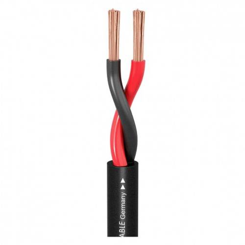 Sommer Cable 440-0051FC Lautsprecherkabel 2 x 4.00mm² Schwarz Meterware von Sommer Cable