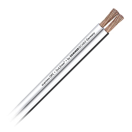 Sommer Cable 5m Lautsprecherkabel SC-PRISMA 2x 4,0 mm² OFC weiß feine Einzellitzen flexibel flach 500cm - 401-0400-WS Sommer Cable 5m Lautsprecherkabel SC-PRISMA 2x 4,0 mm² OFC weiß feine Einzellitzen flexibel flach 500cm - 401-0400-WS von Sommer Cable