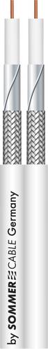 Sommer Cable 601-0940 Koaxialkabel Außen-Durchmesser: 4.6mm HD 0.7/2.9 75Ω 90 dB Weiß Meterware von Sommer Cable