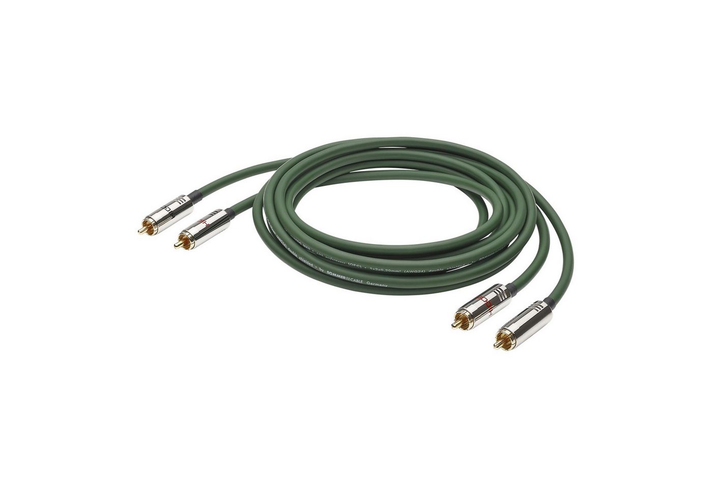 Sommer Cable Audio-Kabel, Albedo 2x 1m Cinch/Cinch - Audiokabel Sommer Cable Audio-Kabel, Albedo 2x 1m Cinch/Cinch - Audiokabel von Sommer Cable