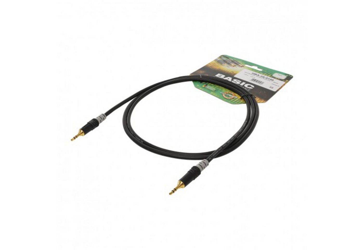 Sommer Cable Audio-Kabel, HBA-3S-0060 Patchkabel 0,6 m - Stereo Patchkabel von Sommer Cable