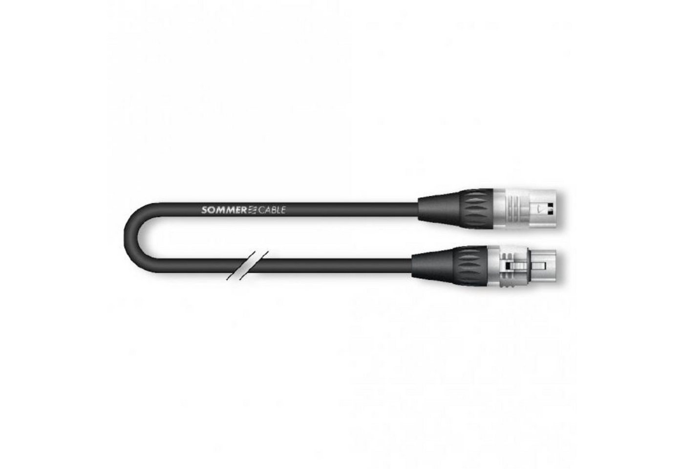 Sommer Cable Audio-Kabel, Mikrofonkabel HICON, 1,00m XLR, MRHV-SW, 2x0,14qmm - Mikrofonkabel von Sommer Cable