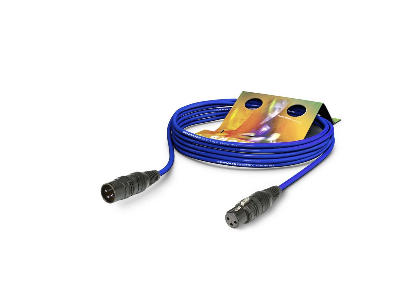 Sommer Cable Audio-Kabel, SGCE-0100 BL Mikrofonkabel 1 m - Mikrofonkabel von Sommer Cable