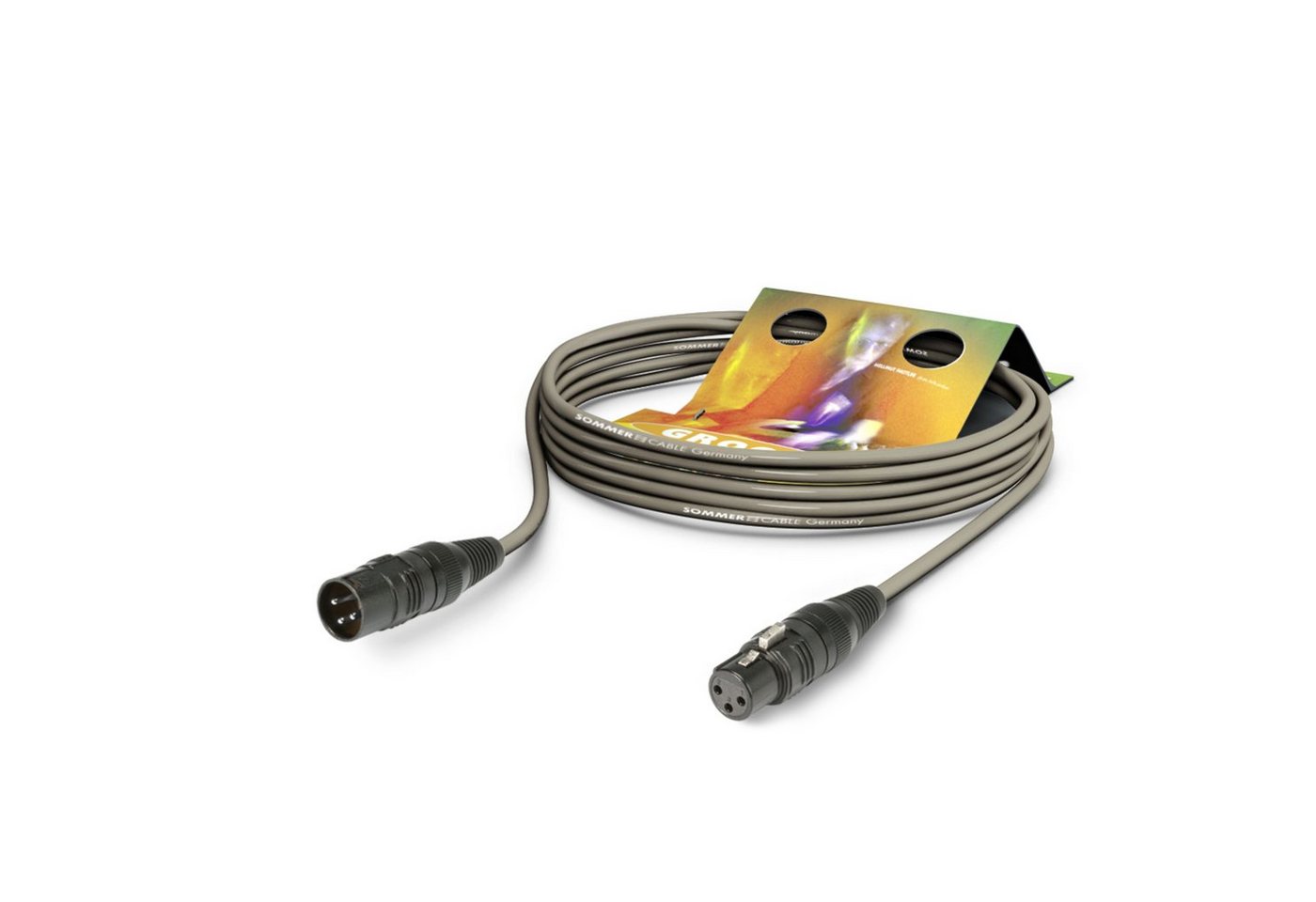Sommer Cable Audio-Kabel, SGCE-0100 GR Mikrofonkabel 1 m - Mikrofonkabel von Sommer Cable