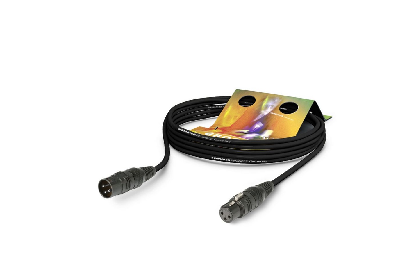 Sommer Cable Audio-Kabel, SGCE-0100 SW Mikrofonkabel 1 m - Mikrofonkabel von Sommer Cable