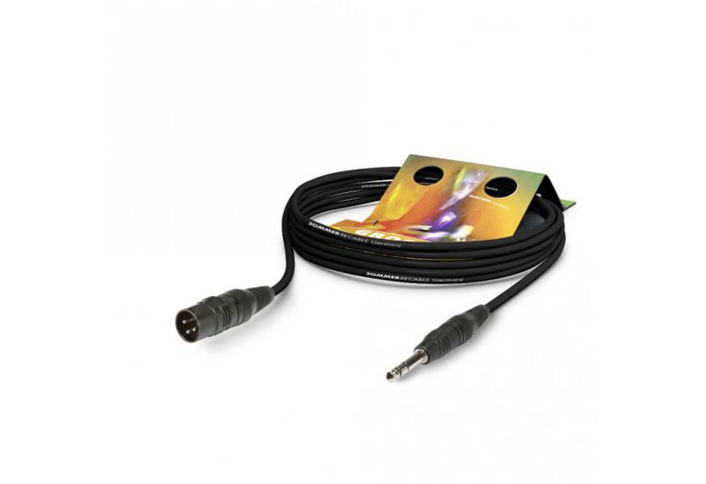 Sommer Cable Audio-Kabel, SGFD-0600-SW Mikrofonkabel 6 m - Mikrofonkabel von Sommer Cable
