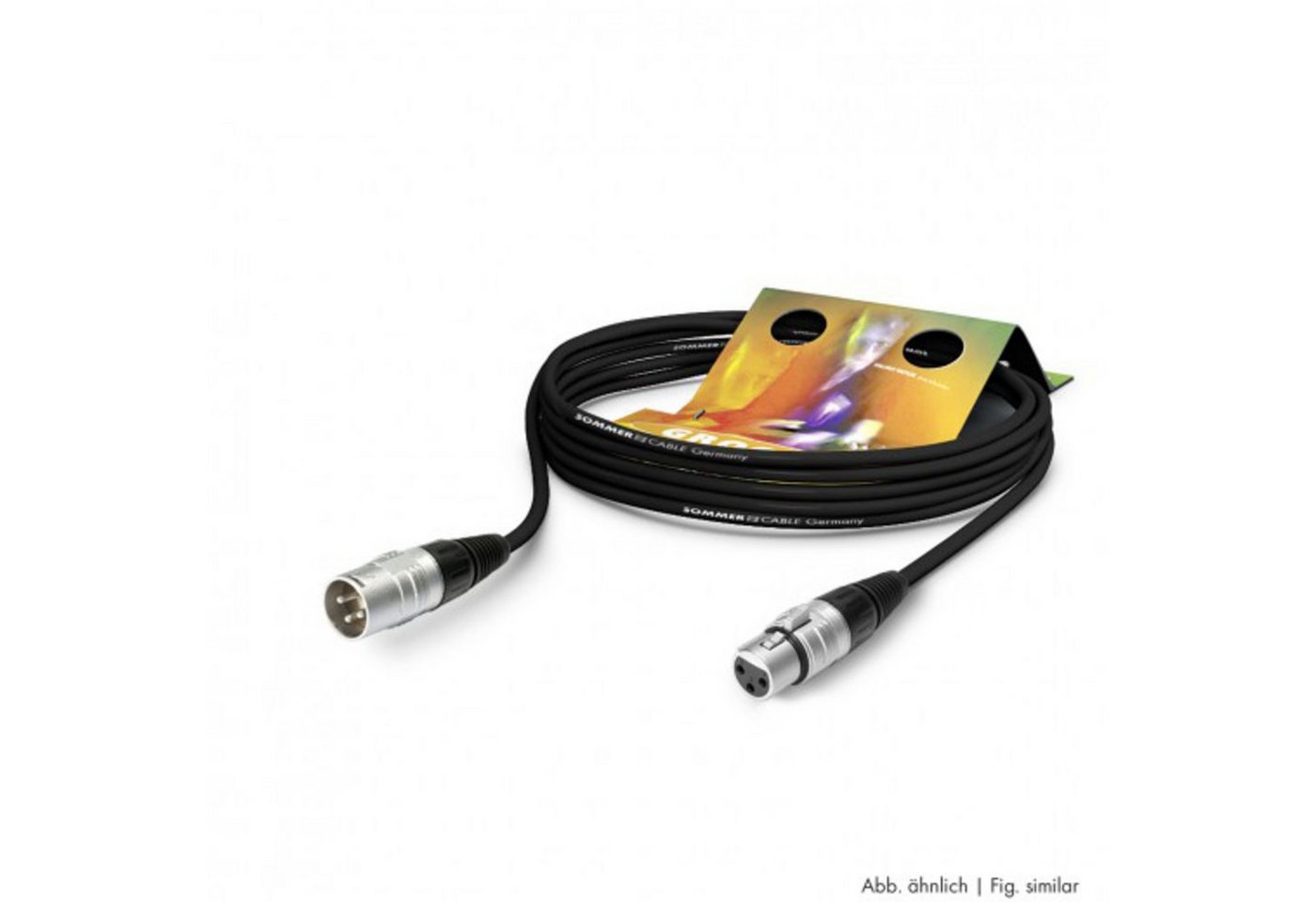 Sommer Cable Audio-Kabel, SGHN-0030-SW Mikrofonkabel 0,3 m - Mikrofonkabel von Sommer Cable