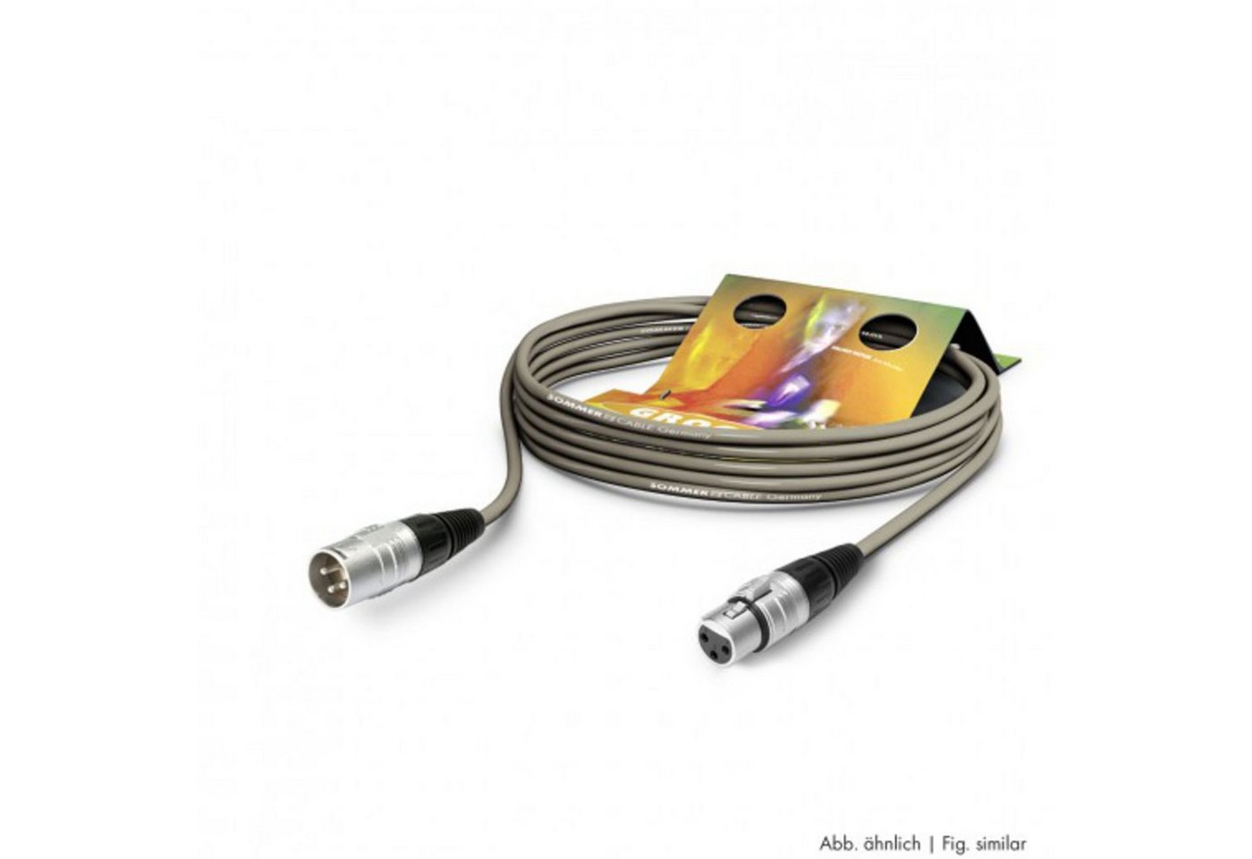 Sommer Cable Audio-Kabel, SGHN-0150-GR Mikrofonkabel 1,5 m - Mikrofonkabel von Sommer Cable