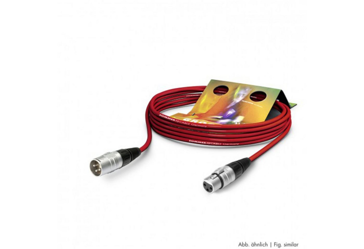 Sommer Cable Audio-Kabel, SGHN-0250-RT Mikrofonkabel 2,5 m - Mikrofonkabel von Sommer Cable