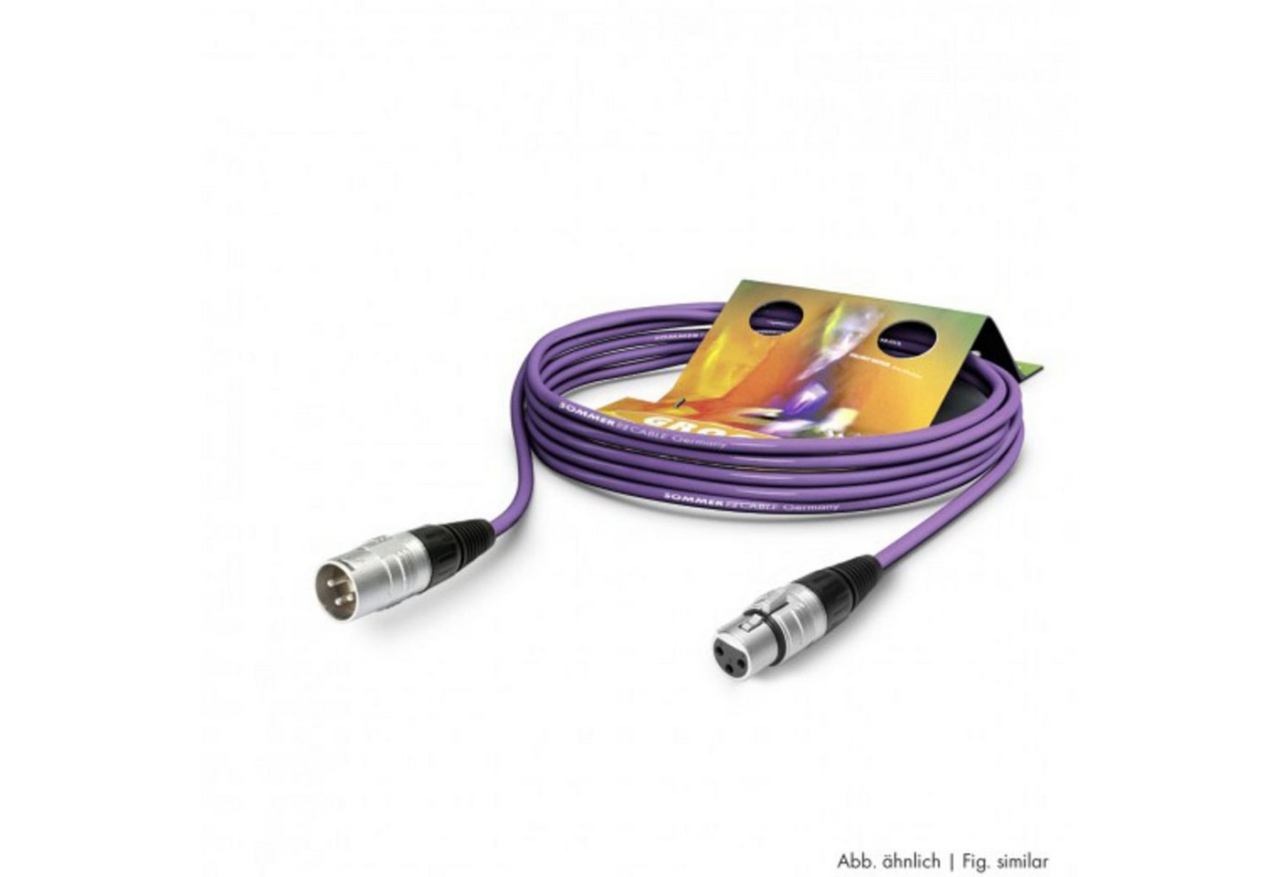 Sommer Cable Audio-Kabel, SGHN-0250-VI Mikrofonkabel 2,5 m - Mikrofonkabel von Sommer Cable