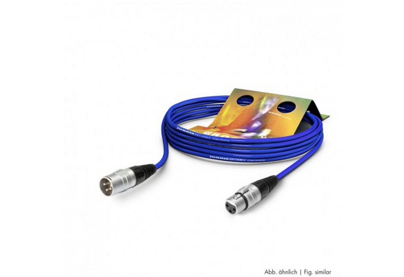 Sommer Cable Audio-Kabel, SGHN-0500-BL Mikrofonkabel 5 m - Mikrofonkabel von Sommer Cable