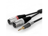 Sommer Cable HBA-3SM2-0300 Audio Adapterkabel [1x XLR-stik 3-polet - 1x Jackstik 3,5 mm] 3.00 m Sort von Sommer Cable