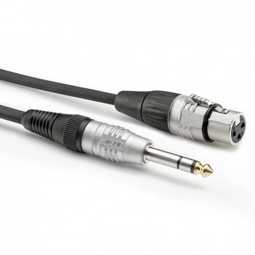 Sommer Cable HBP-XF6S-0030 Audio Adapterkabel [1x Klinkenstecker 6.3mm (stereo) - 1x XLR-Buchse 3 po von Sommer Cable