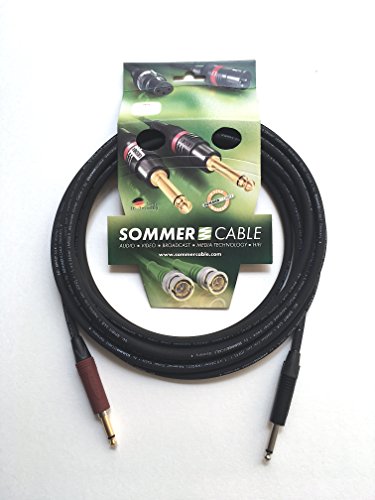 Sommer Cable Instrumentenkabel SC-Spirit LLX "LOW LOSS" Klinke NP2X-BAG / Klinke NP2X-AU-SILENT (3m) von Sommer Cable