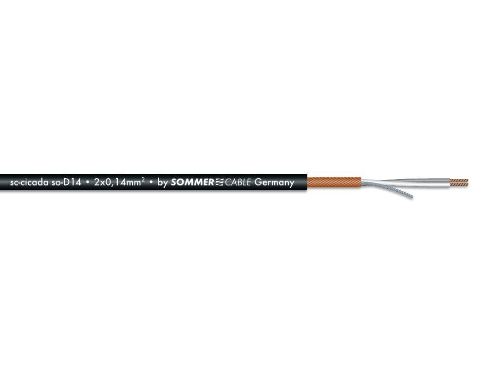 Sommer Cable SOMMER CABLE Mikrofonkabel 2x0,14 100m sw SC-CICADA Audio-Kabel, (10000 cm) Sommer Cable SOMMER CABLE Mikrofonkabel 2x0,14 100m sw SC-CICADA Audio-Kabel, (10000 cm) von Sommer Cable