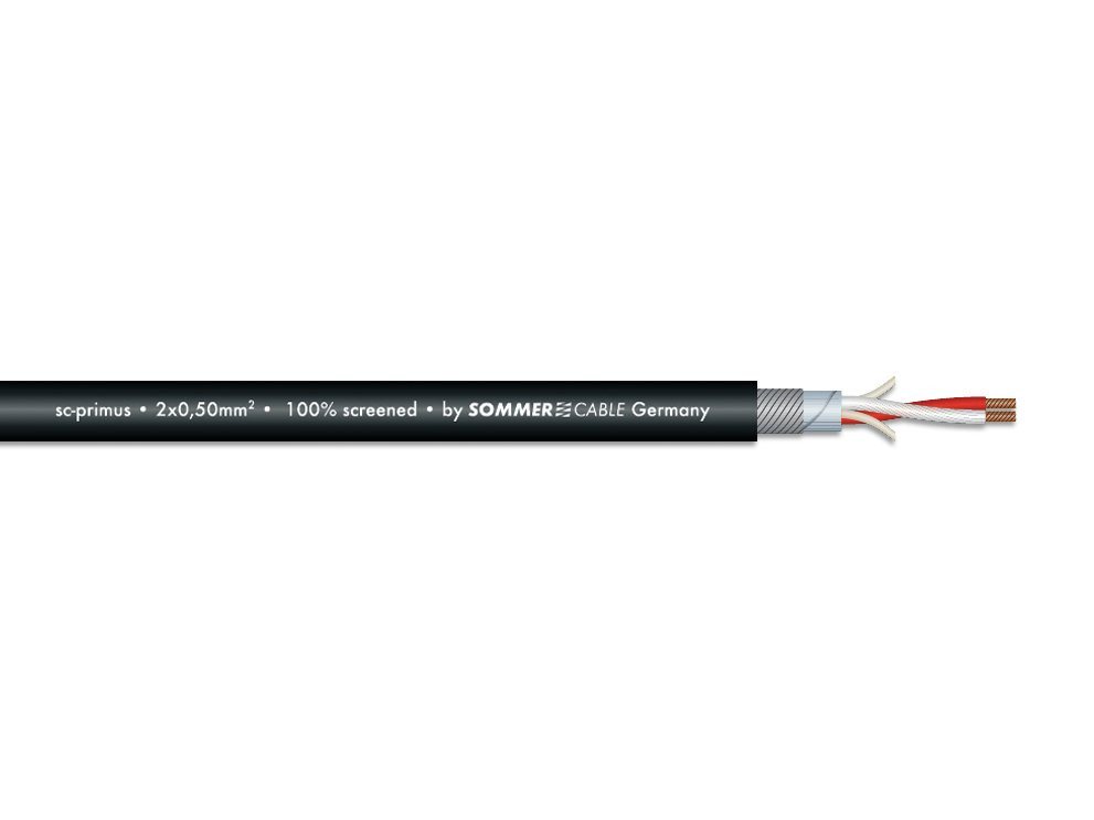 Sommer Cable SOMMER CABLE Mikrofonkabel 2x0,50 100m sw SC-Primus Audio-Kabel, (10000 cm) Sommer Cable SOMMER CABLE Mikrofonkabel 2x0,50 100m sw SC-Primus Audio-Kabel, (10000 cm) von Sommer Cable