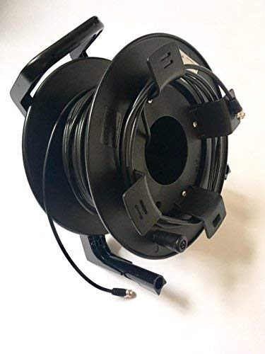 Sommer Cable Videokabel 6G-SDI / 4K SC-Vector 0.8/3.7, BNC/BNC NBNC75BLP9X Neutrik - Kabeltrommel Schill GT310 - Schwarz (50m) von Sommer Cable