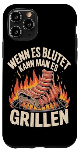 Wenn Es Blutet Kann Man Es Grillen Fleisch Sommer Hülle für iPhone 11 Pro Wenn Es Blutet Kann Man Es Grillen Fleisch Sommer Hülle für iPhone 11 Pro von Sommer Grillen Fleisch Party BBQ Fun