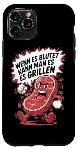 Wenn Es Blutet Kann Man Es Grillen Fleisch Sommer Hülle für iPhone 11 Pro von Sommer Grillen Fleisch Party BBQ Fun