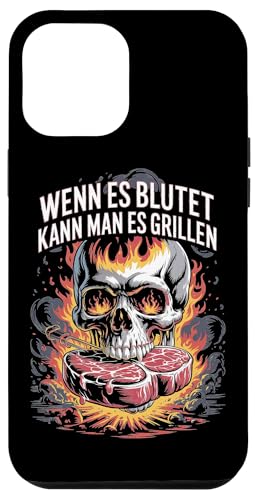 Wenn Es Blutet Kann Man Es Grillen Fleisch Sommer Hülle für iPhone 12 Pro Max Wenn Es Blutet Kann Man Es Grillen Fleisch Sommer Hülle für iPhone 12 Pro Max von Sommer Grillen Fleisch Party BBQ Fun