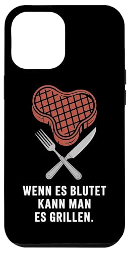 Wenn Es Blutet Kann Man Es Grillen Fleisch Sommer Hülle für iPhone 12 Pro Max Wenn Es Blutet Kann Man Es Grillen Fleisch Sommer Hülle für iPhone 12 Pro Max von Sommer Grillen Fleisch Party BBQ Fun