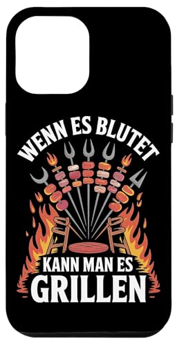 Wenn Es Blutet Kann Man Es Grillen Fleisch Sommer Hülle für iPhone 12 Pro Max Wenn Es Blutet Kann Man Es Grillen Fleisch Sommer Hülle für iPhone 12 Pro Max von Sommer Grillen Fleisch Party BBQ Fun