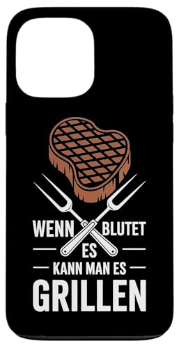 Wenn Es Blutet Kann Man Es Grillen Fleisch Sommer Hülle für iPhone 13 Pro Max Wenn Es Blutet Kann Man Es Grillen Fleisch Sommer Hülle für iPhone 13 Pro Max von Sommer Grillen Fleisch Party BBQ Fun