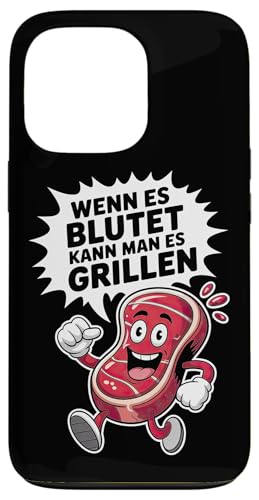 Wenn Es Blutet Kann Man Es Grillen Fleisch Sommer Hülle für iPhone 13 Pro Wenn Es Blutet Kann Man Es Grillen Fleisch Sommer Hülle für iPhone 13 Pro von Sommer Grillen Fleisch Party BBQ Fun